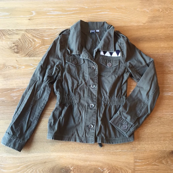 Roxy olive green army jacket - Picture 2 of 3